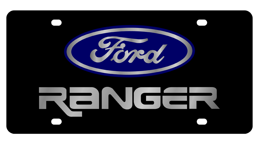 Ford Ranger Acrylic License Plate