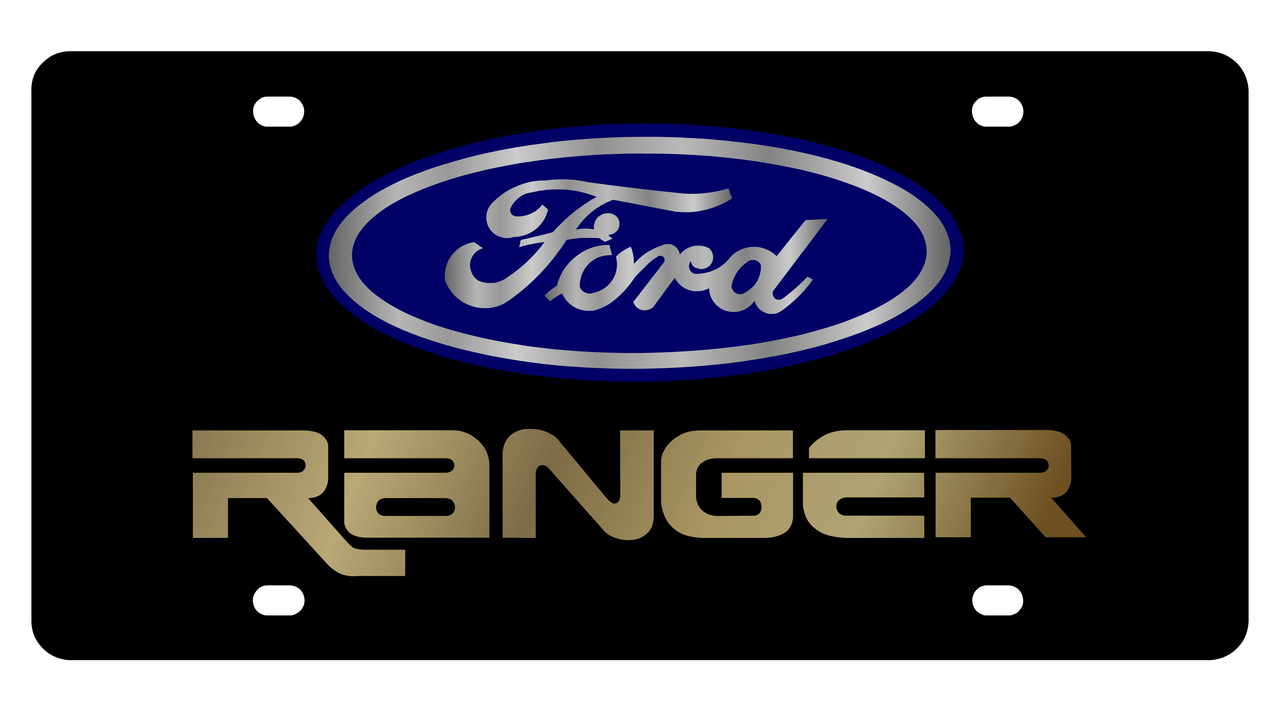 Ford Ranger Acrylic License Plate
