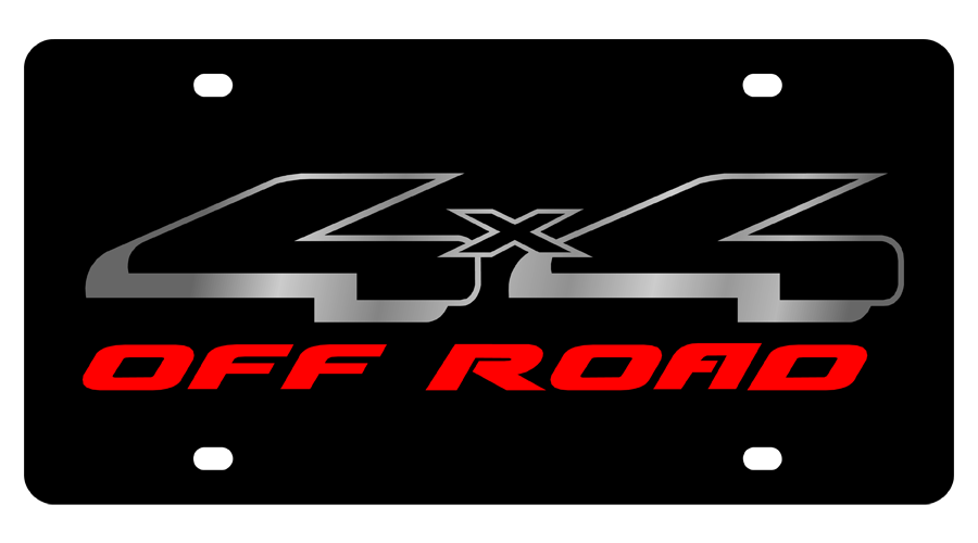 Ford 4x4 Off Road Acrylic License Plate
