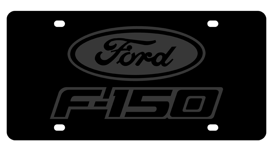 2009 Ford F-150 Carbon Steel License Plate