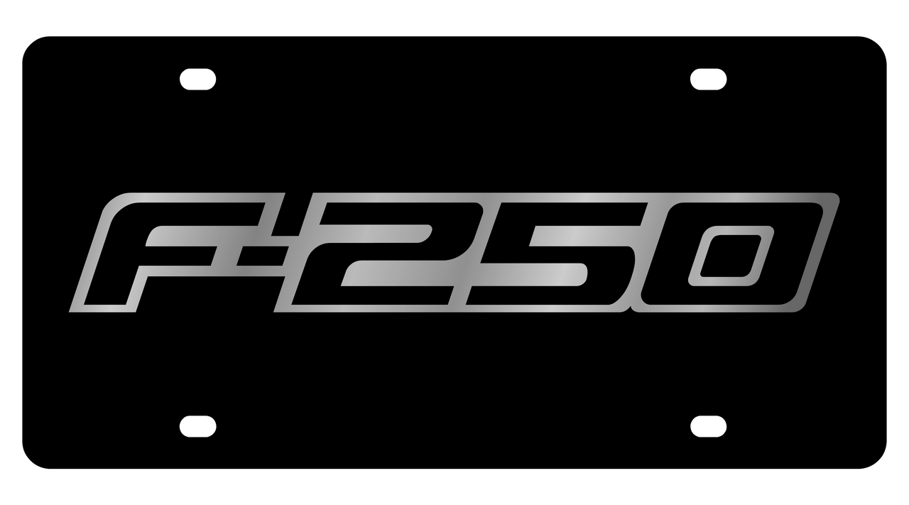 2009 Ford F-250 Carbon Steel License Plate