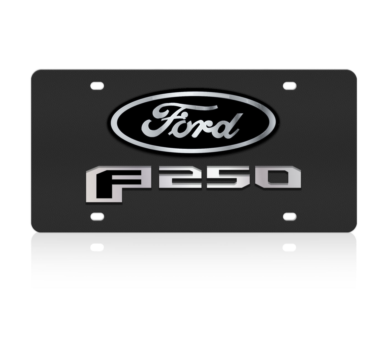 2017 Ford F-250 Carbon Steel License Plate