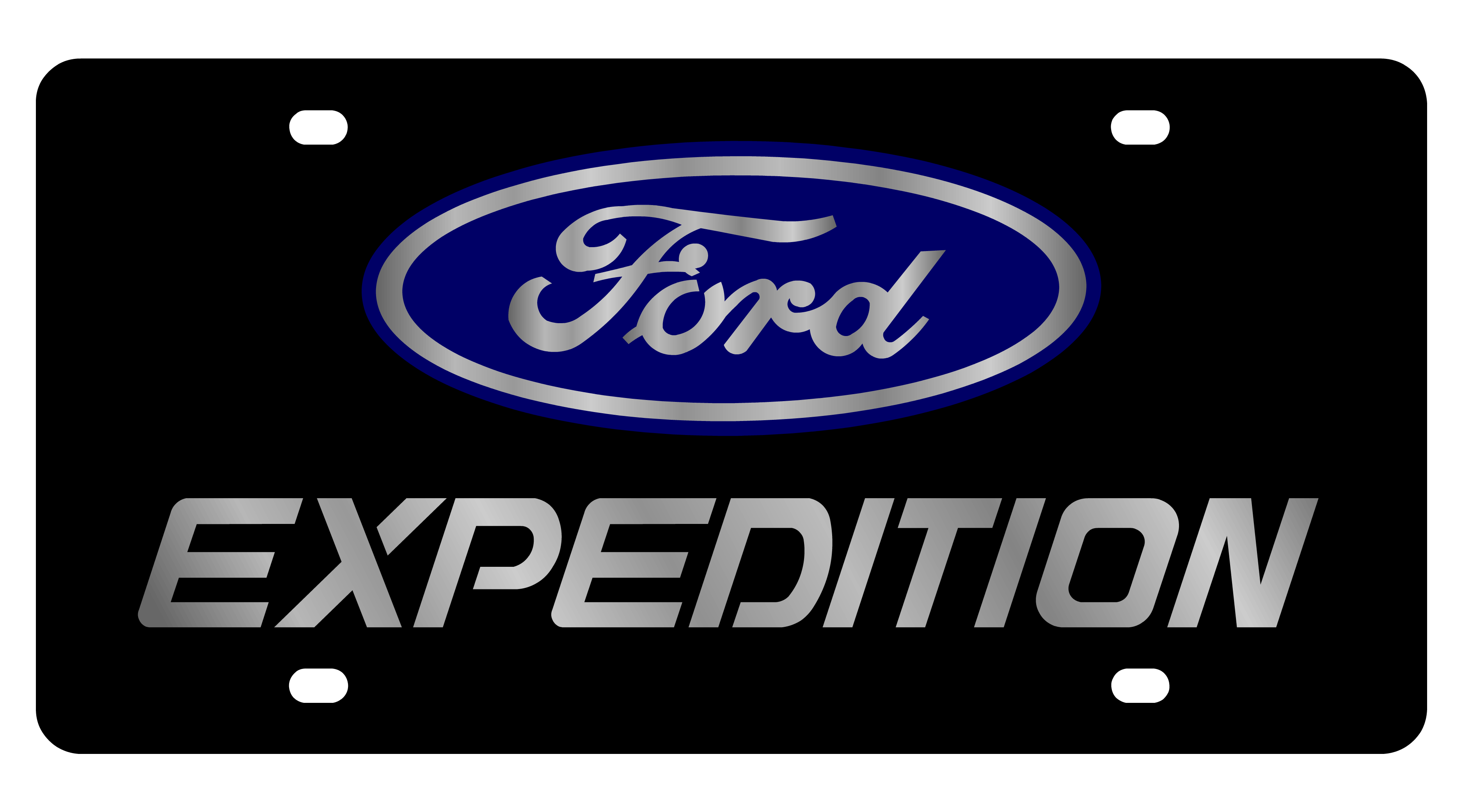 Ford Expedition Carbon Steel License Plate