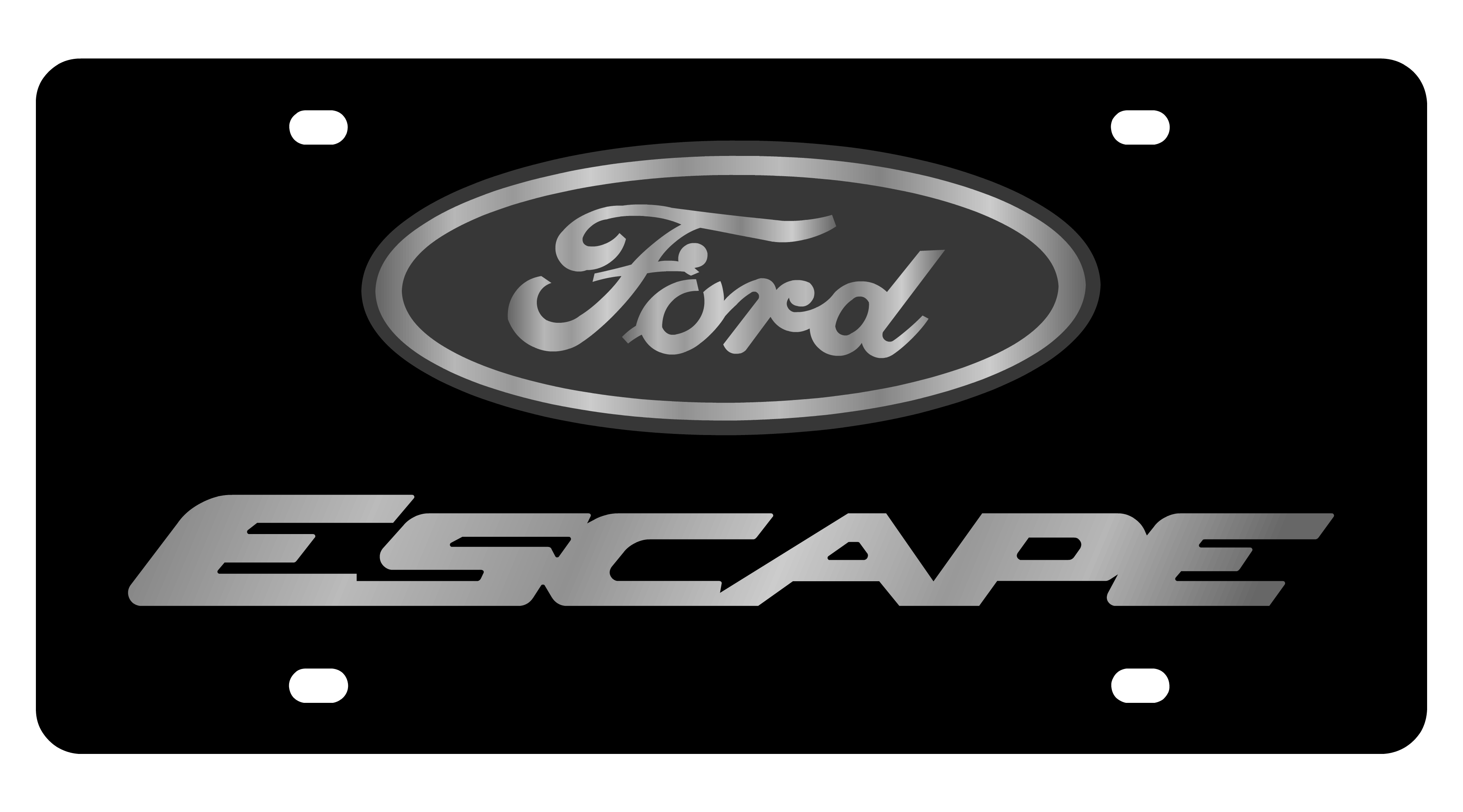 Ford Escape Carbon Steel License Plate
