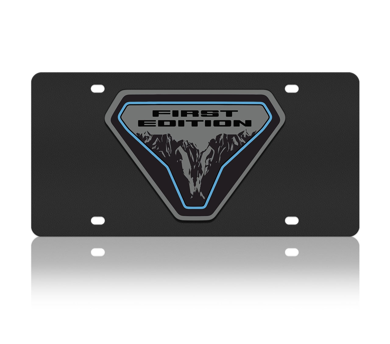 Ford Bronco First Edition Carbon Steel License Plate