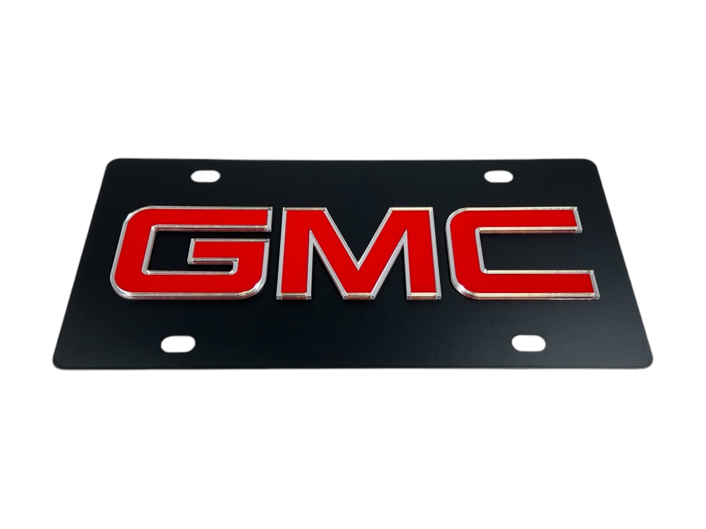 GMC Carbon Steel License Plate