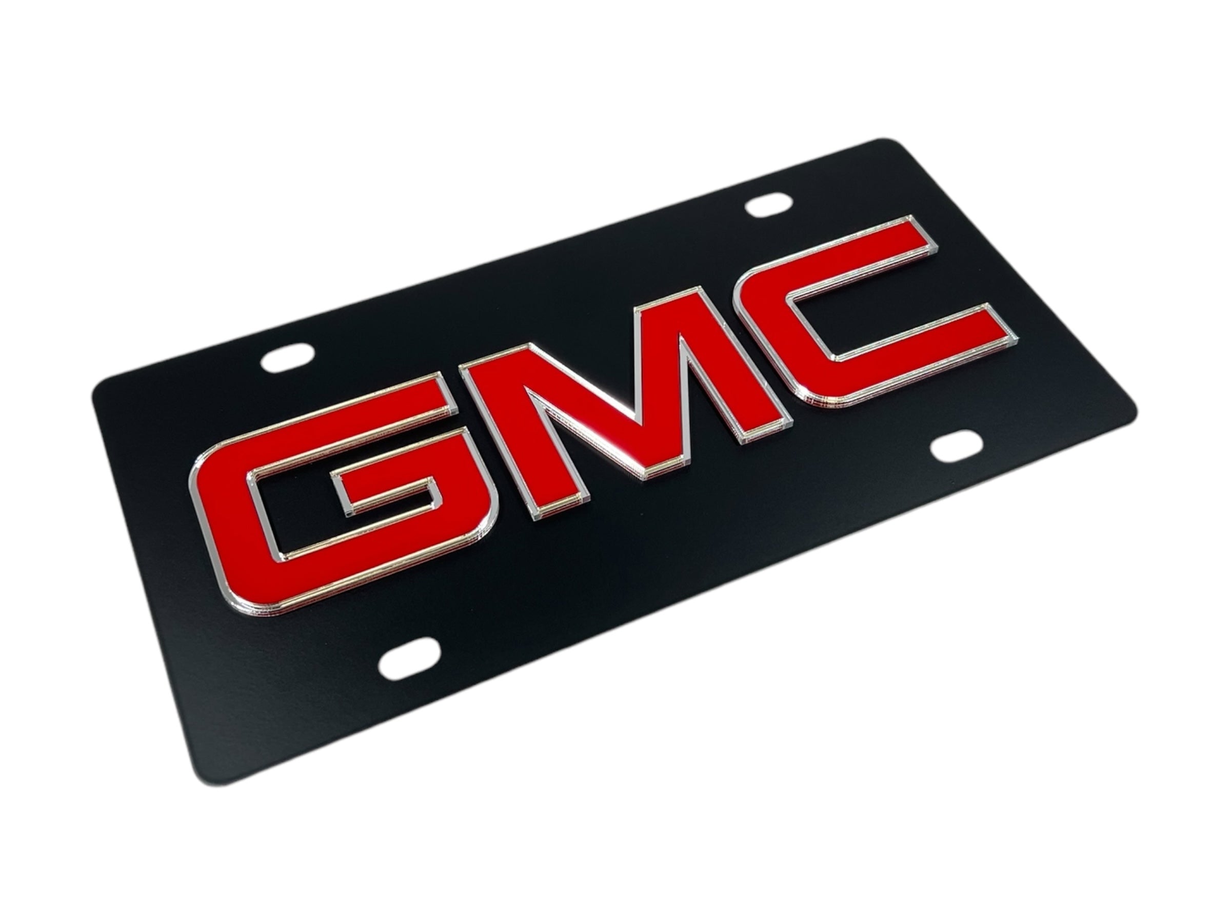 GMC Carbon Steel License Plate