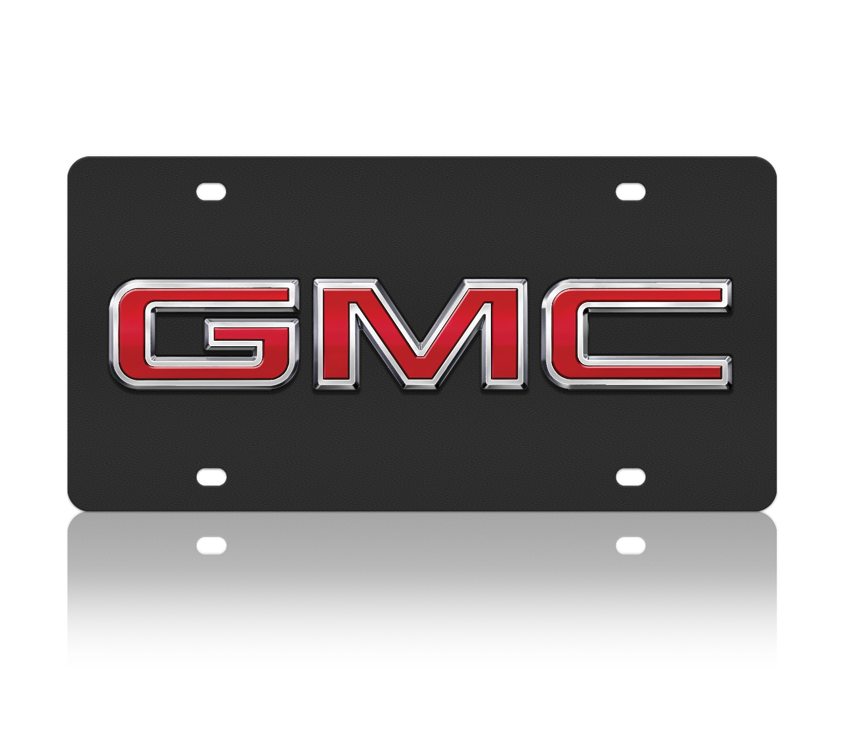 2019 GMC Carbon Steel License Plate