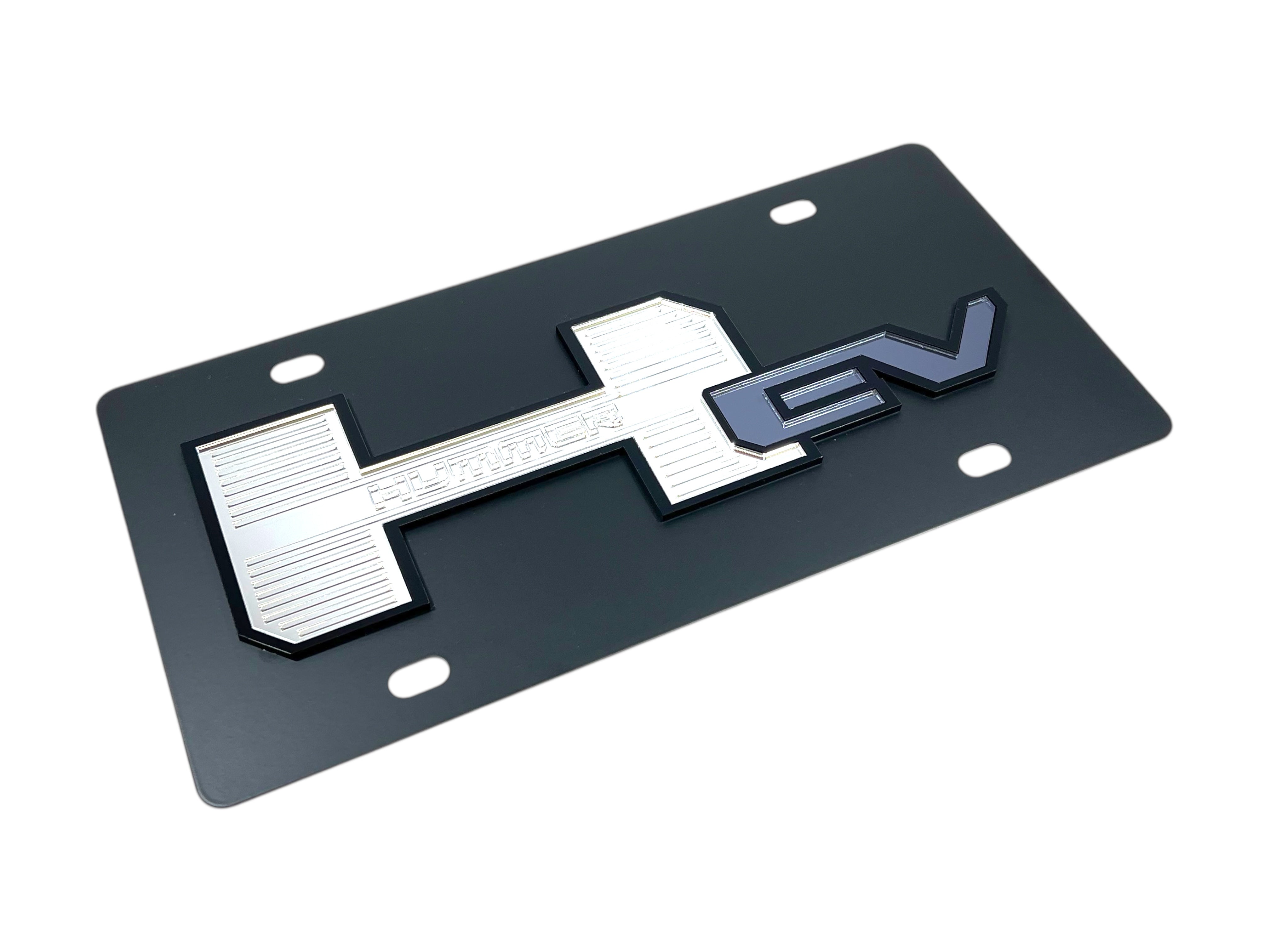 Hummer EV Carbon Steel License Plate