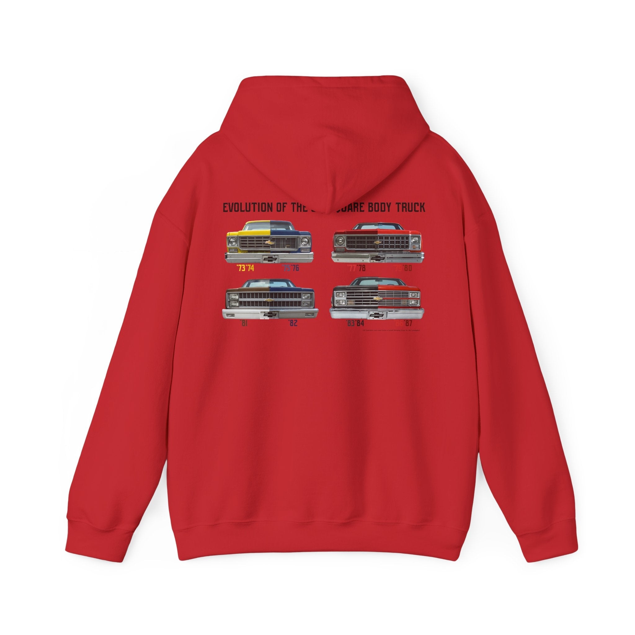 Chevrolet C10 Square Body Legacy Heavyweight Hoodie – Evolution of an American Classic