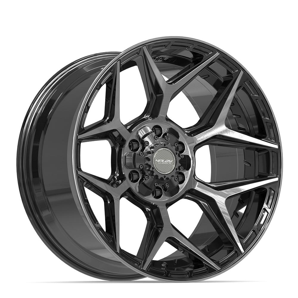 4Play 4P06 20x10 Gloss Black Brushed with Tinted Clear wheel, 6x135/6x139.7, -18mm offset