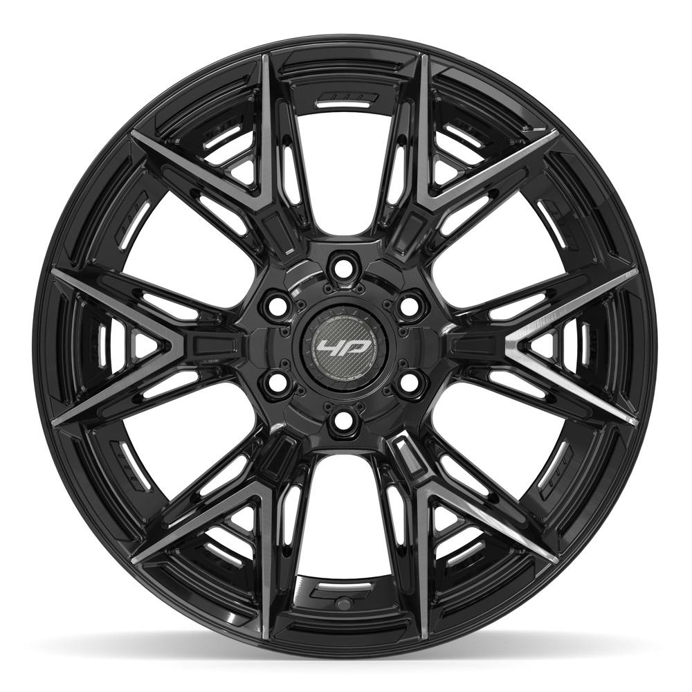4Play 4P40 20x10 Gloss Black Brushed with Tinted Clear wheel, 6x135/6x139.7, -18mm offset