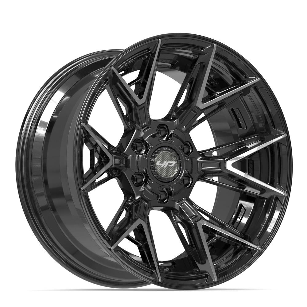 4Play 4P40 20x10 Gloss Black Brushed with Tinted Clear wheel, 6x135/6x139.7, -18mm offset