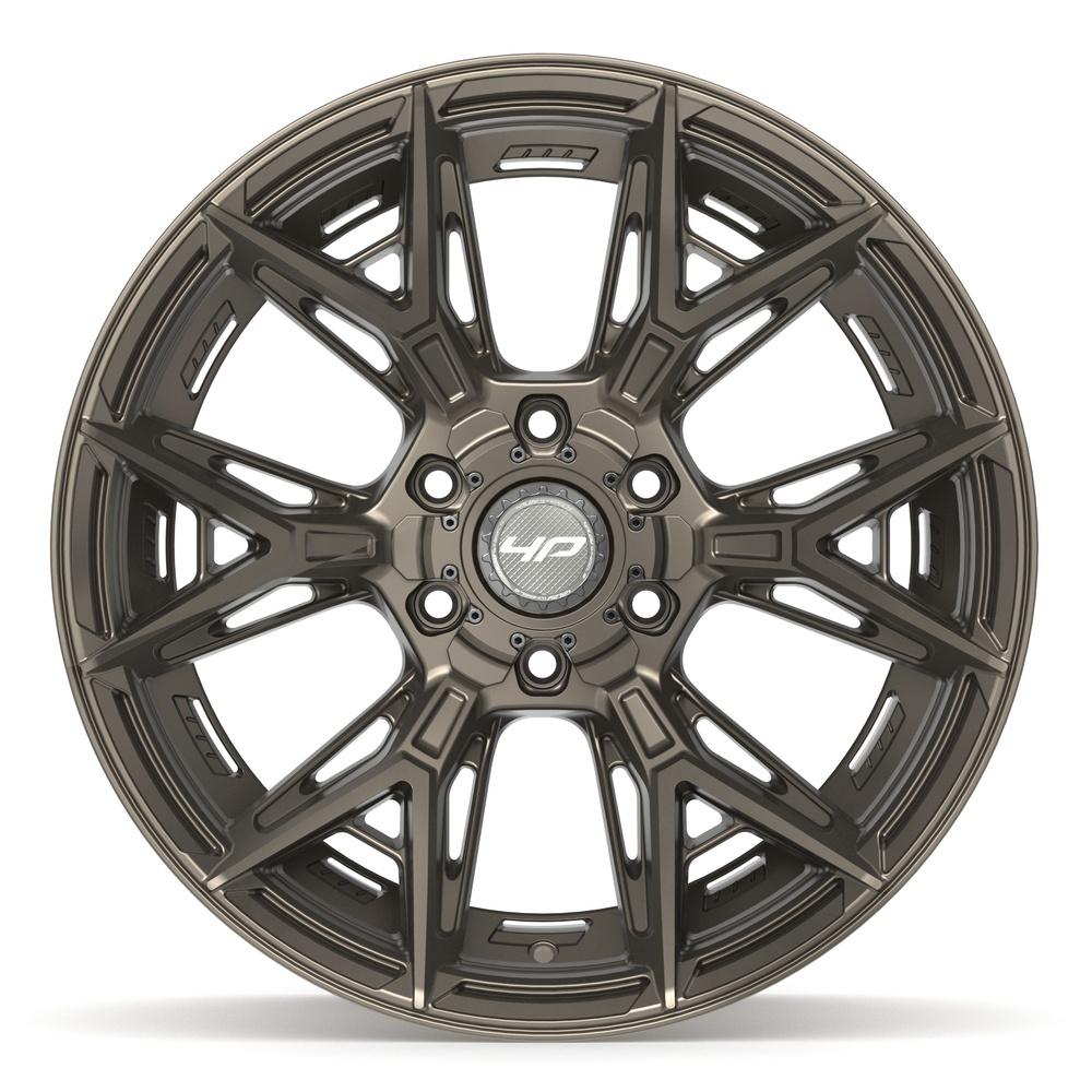 Set of 4 4Play 4P40 20x10 Satin Bronze wheel, 6x135/6x139.7, -18mm offset