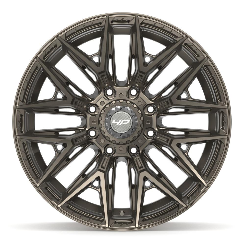 Set of 4 4Play 4P40 22x10 Satin Bronze wheel, 8x170, -18mm offset