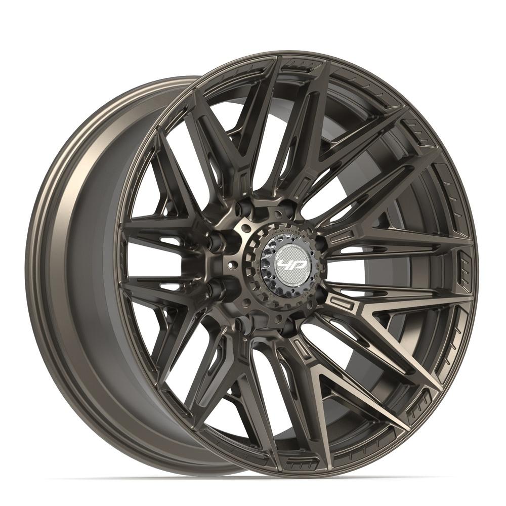 Set of 4 4Play 4P40 22x10 Satin Bronze wheel, 8x170, -18mm offset