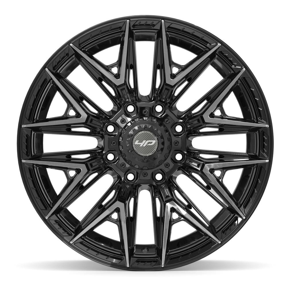 4Play 4P40 22x10 Gloss Black Brushed with Tinted Clear wheel, 8x165.1, -18mm offset