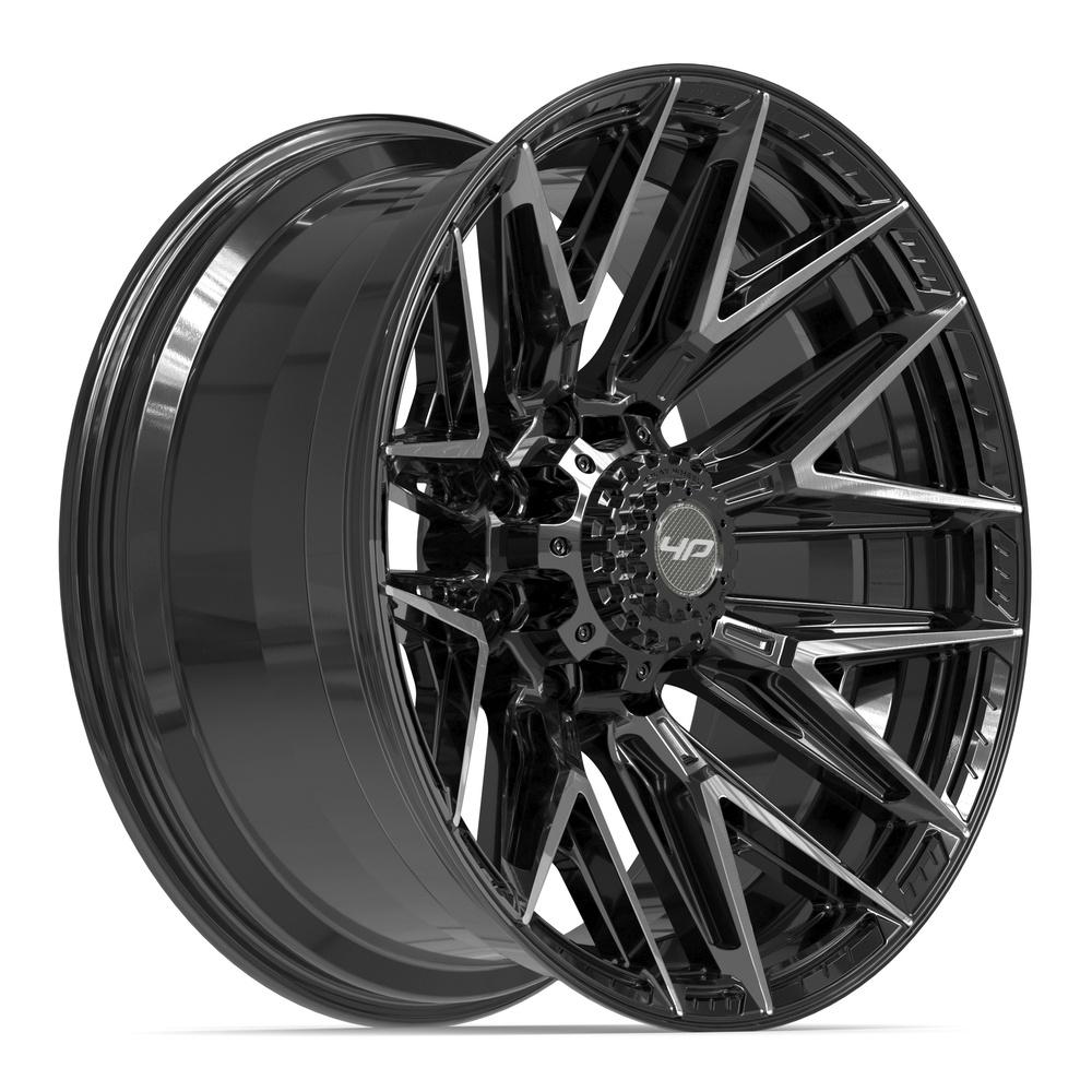 4Play 4P40 22x10 Gloss Black Brushed with Tinted Clear wheel, 8x165.1, -18mm offset