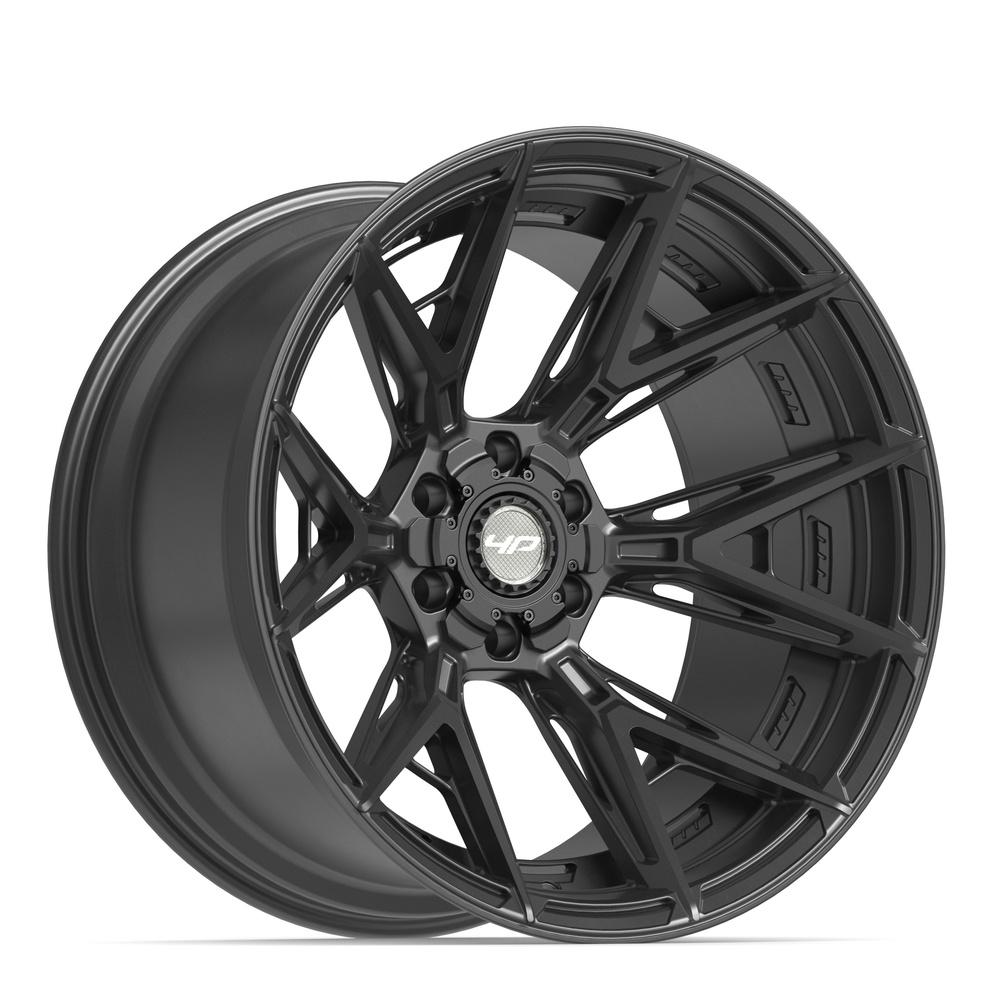 Set of 4 4Play 4P40 22x12 Satin Black wheel, 6x135/6x139.7, -44mm offset