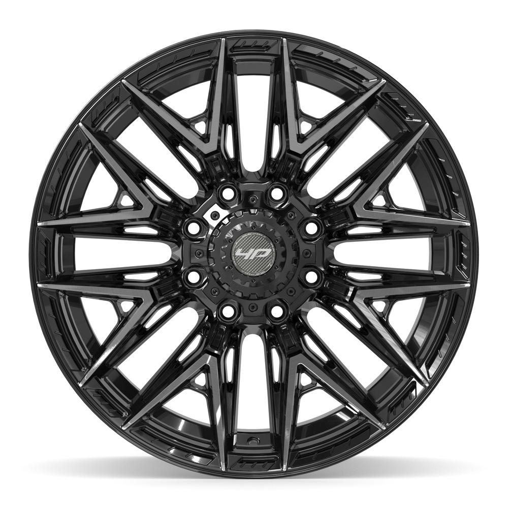4Play 4P40 22x12 Gloss Black Brushed with Tinted Clear wheel, 8x165.1, -44mm offset