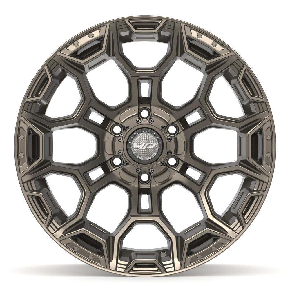 Set of 4 4Play 4P43 20x10 Satin Bronze wheel, 6x135/6x139.7, -18mm offset