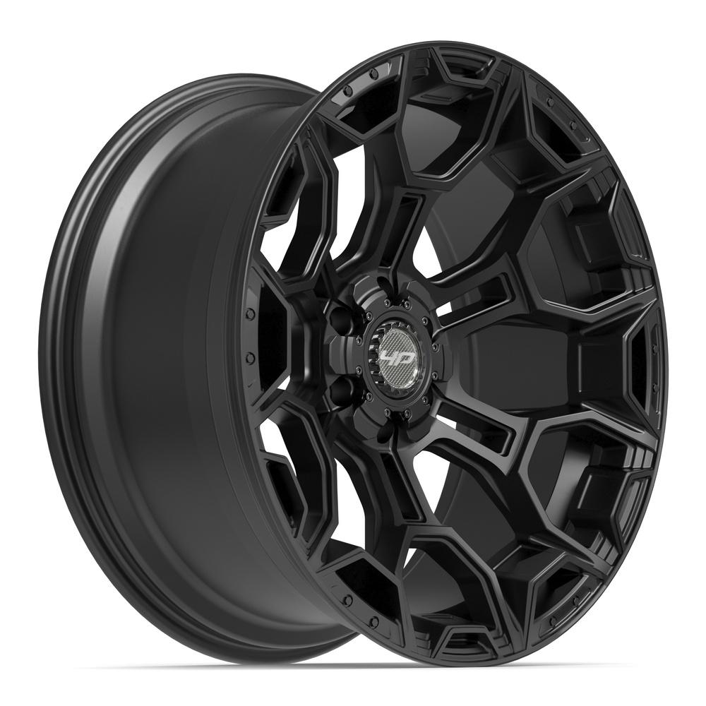 Set of 4 4Play 4P43 22x10 Satin Black wheel, 6x135/6x139.7, -18mm offset