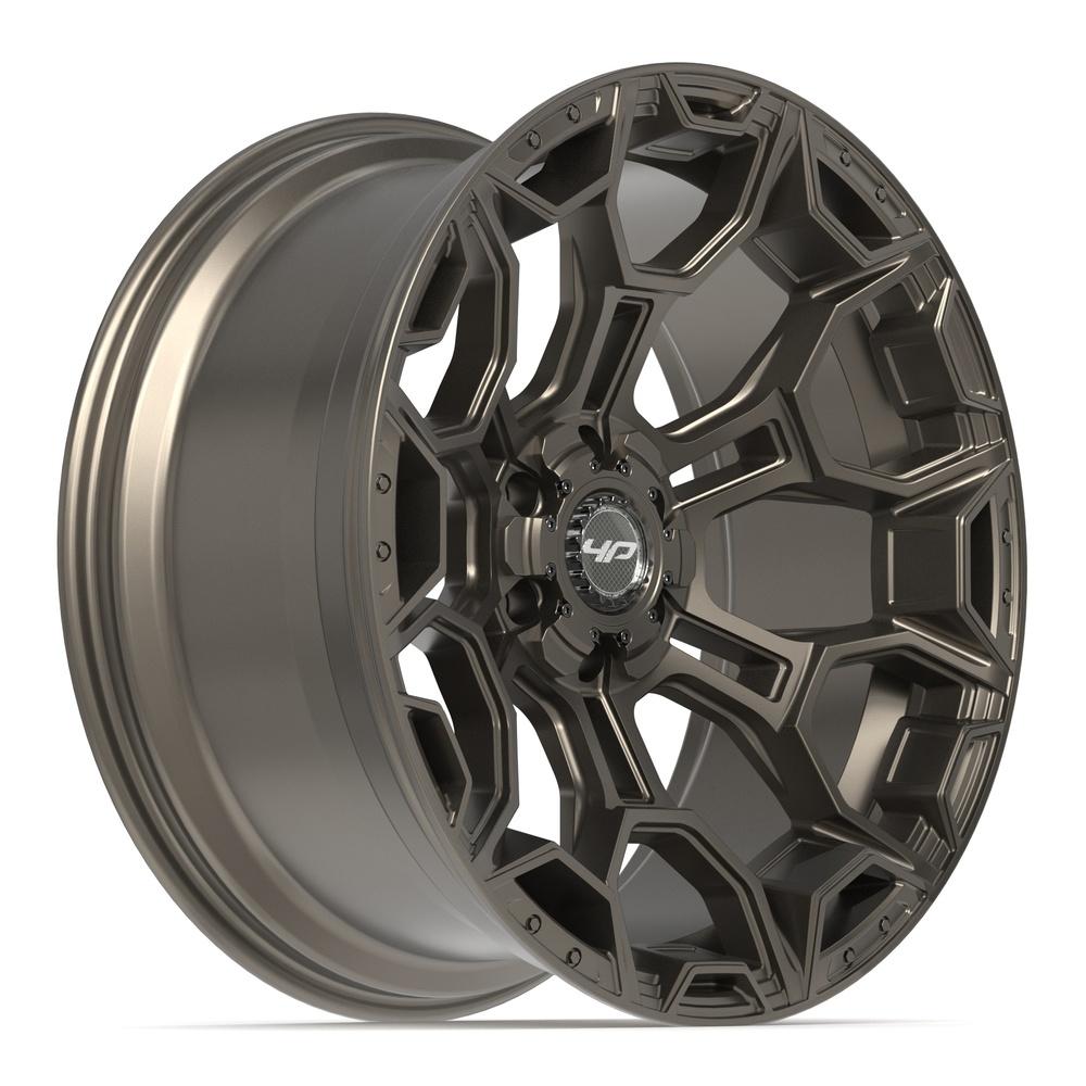 Set of 4 4Play 4P43 22x10 Satin Bronze wheel, 6x135/6x139.7, -18mm offset