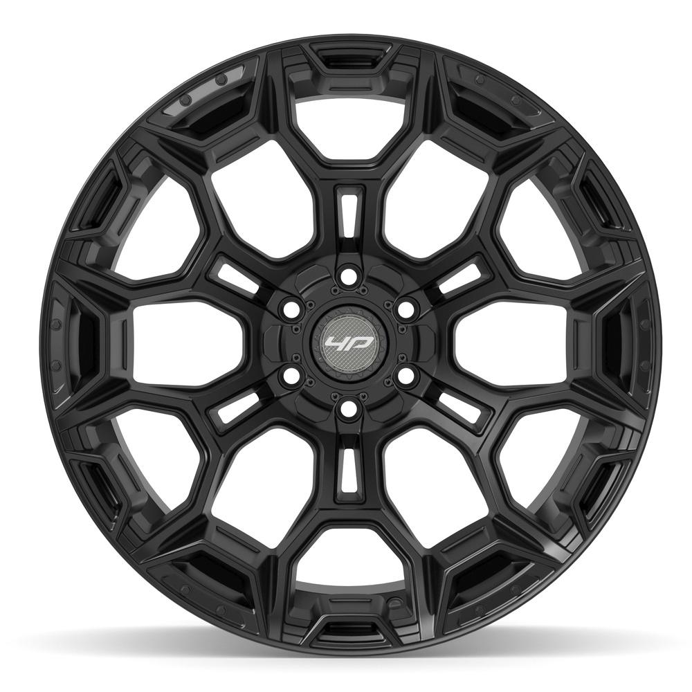 Set of 4 4Play 4P43 22x12 Satin Black wheel, 6x135/6x139.7, -44mm offset
