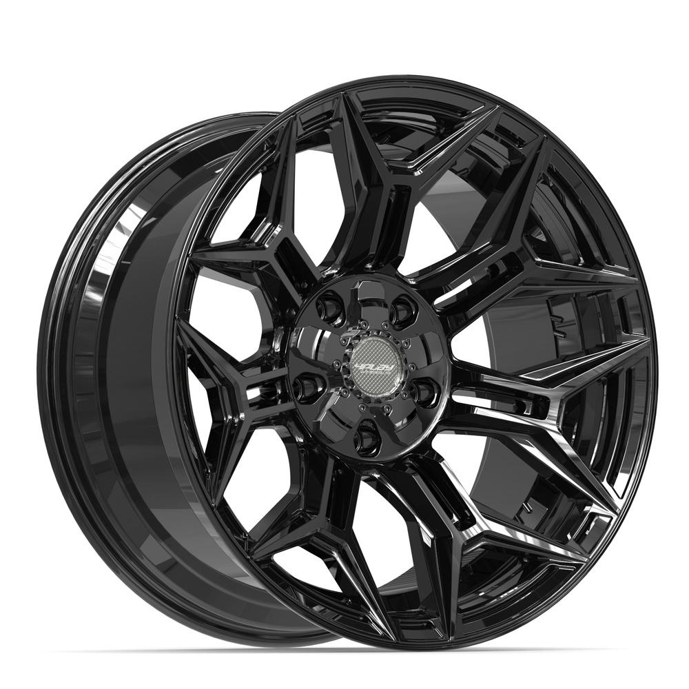 Set of 4 4Play 4P44 20x10 Gloss Black wheel, 5x127/5x139.7, -18mm offset