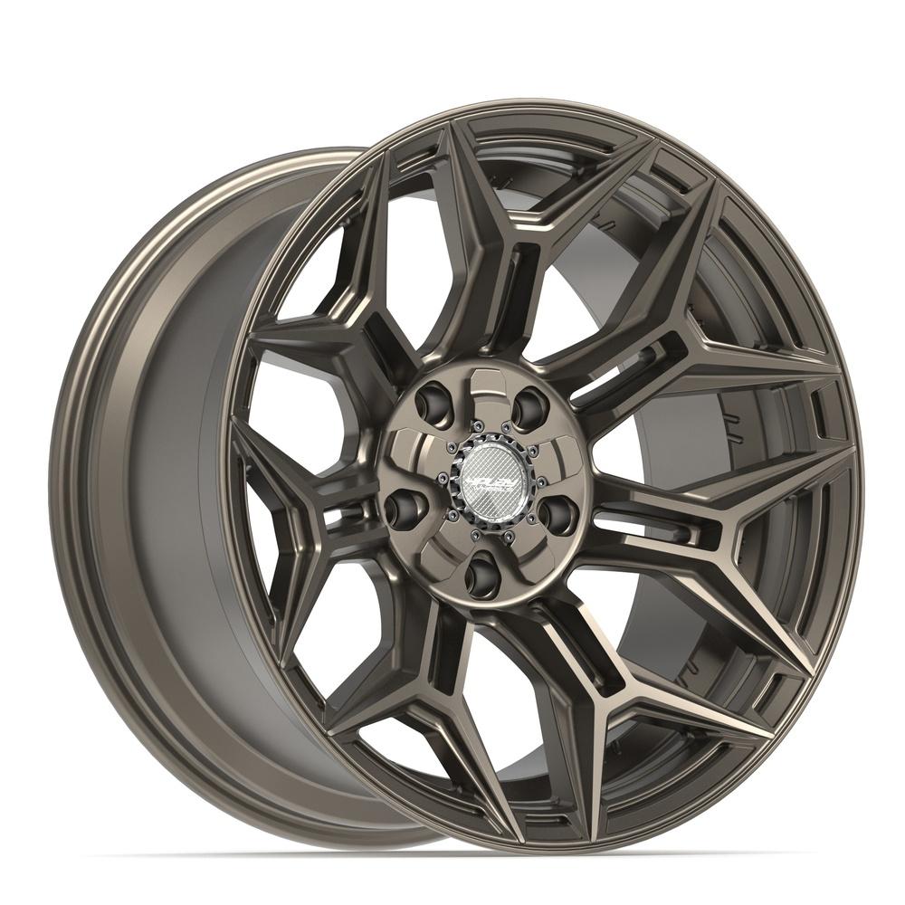 Set of 4 4Play 4P44 20x10 Satin Bronze wheel, 5x127/5x139.7, -18mm offset