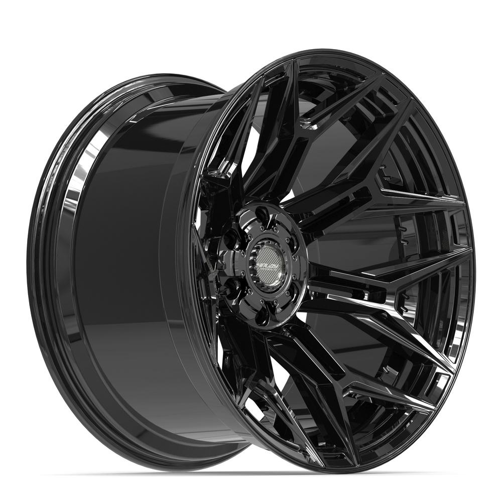 Set of 4 4Play 4P44 22x12 Gloss Black wheel, 6x135/6x139.7, -44mm offset