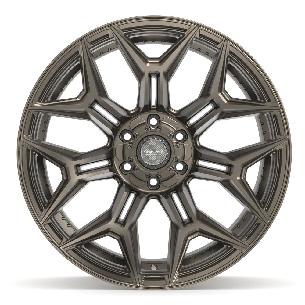 Set of 4 4Play 4P44 22x12 Satin Bronze wheel, 6x135/6x139.7, -44mm offset