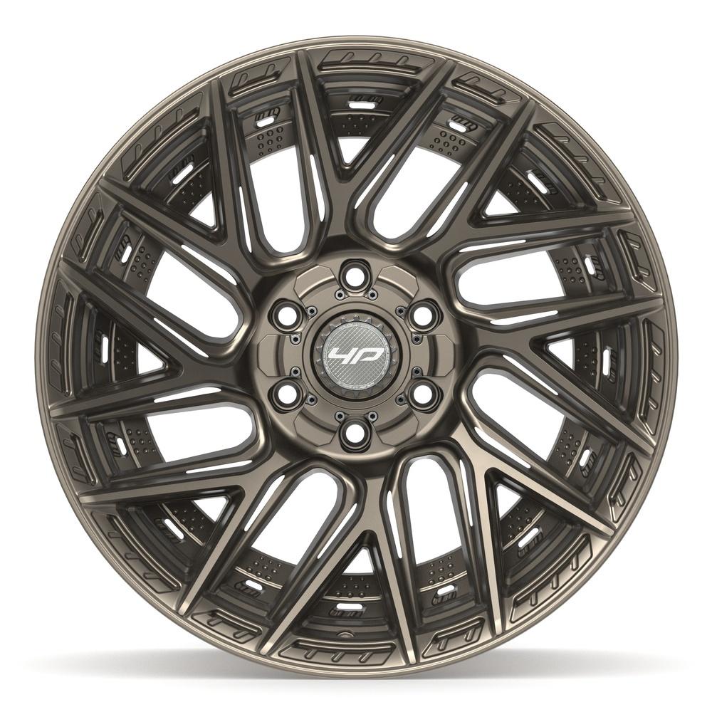 Set of 4 4Play 4P45 20x10 Satin Bronze wheel, 6x135/6x139.7, -18mm offset