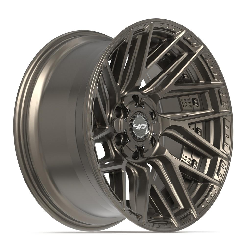 Set of 4 4Play 4P45 20x10 Satin Bronze wheel, 6x135/6x139.7, -18mm offset