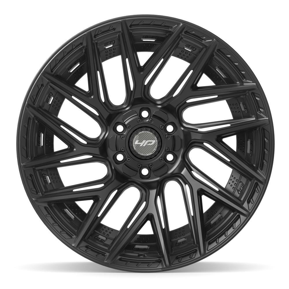 Set of 4 4Play 4P45 22x10 Satin Black wheel, 6x135/6x139.7, -18mm offset