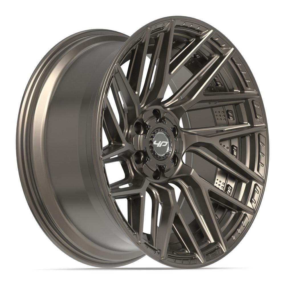 Set of 4 4Play 4P45 22x10 Satin Bronze wheel, 6x135/6x139.7, -18mm offset