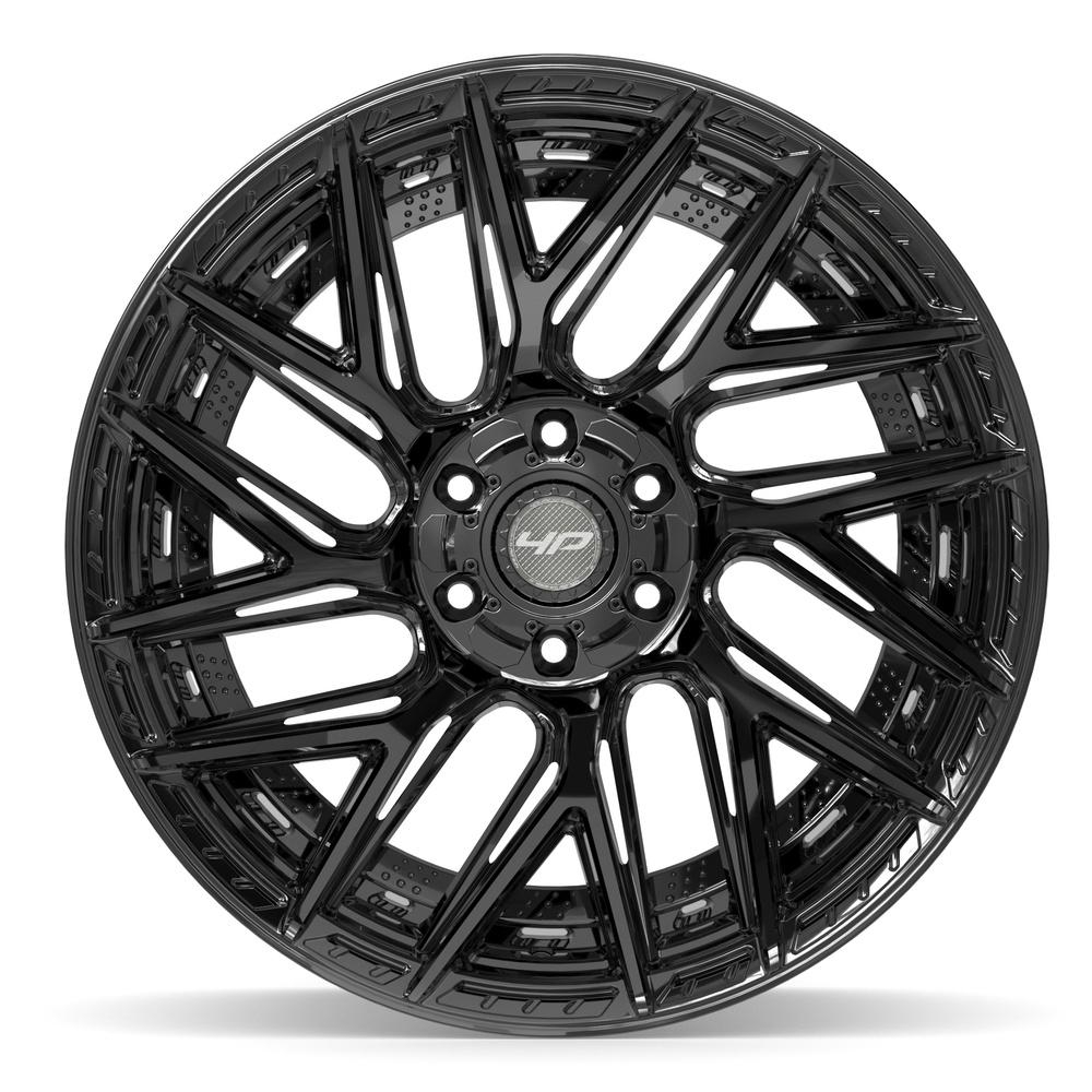 Set of 4 4Play 4P45 22x12 Gloss Black wheel, 6x135/6x139.7, -44mm offset