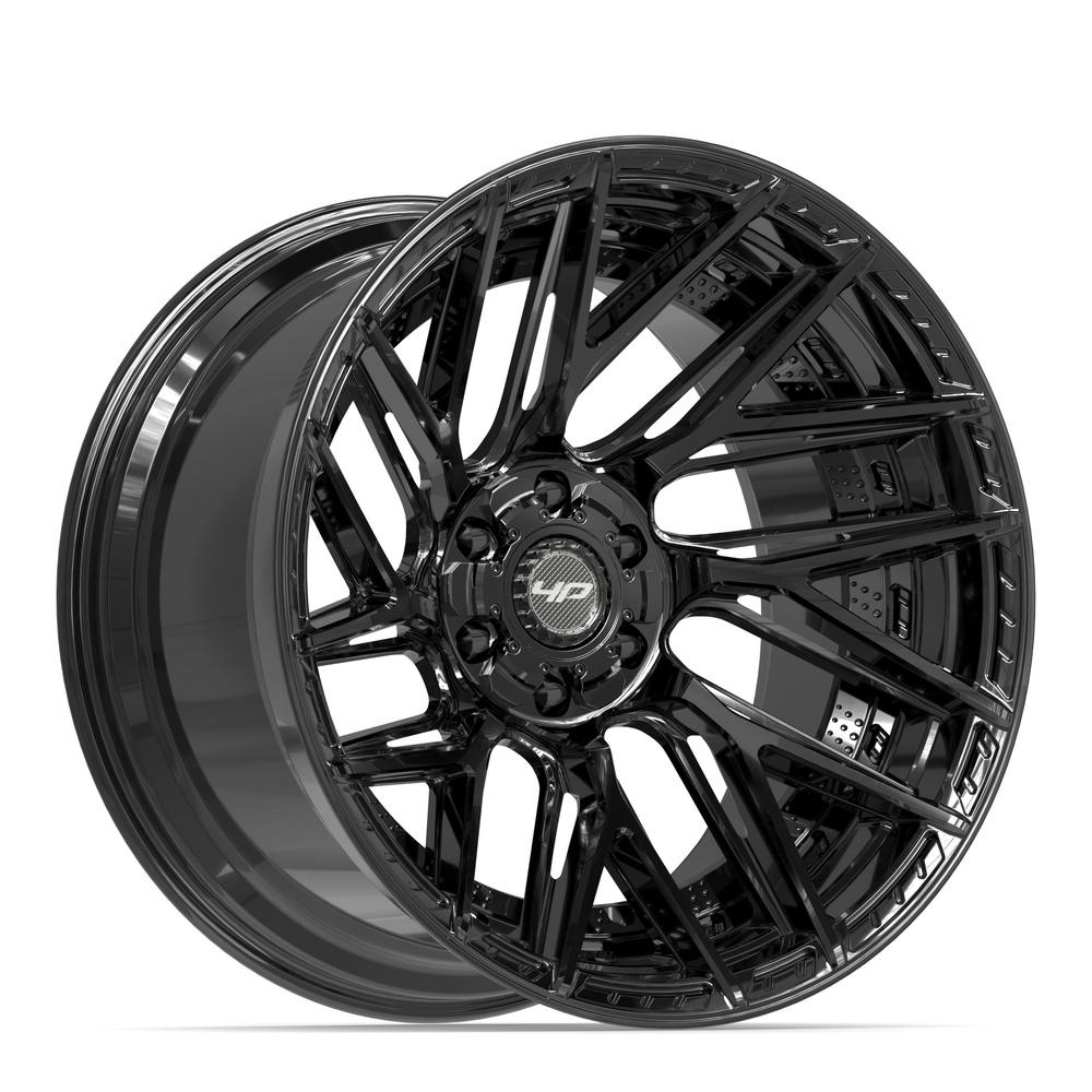 Set of 4 4Play 4P45 22x12 Gloss Black wheel, 6x135/6x139.7, -44mm offset