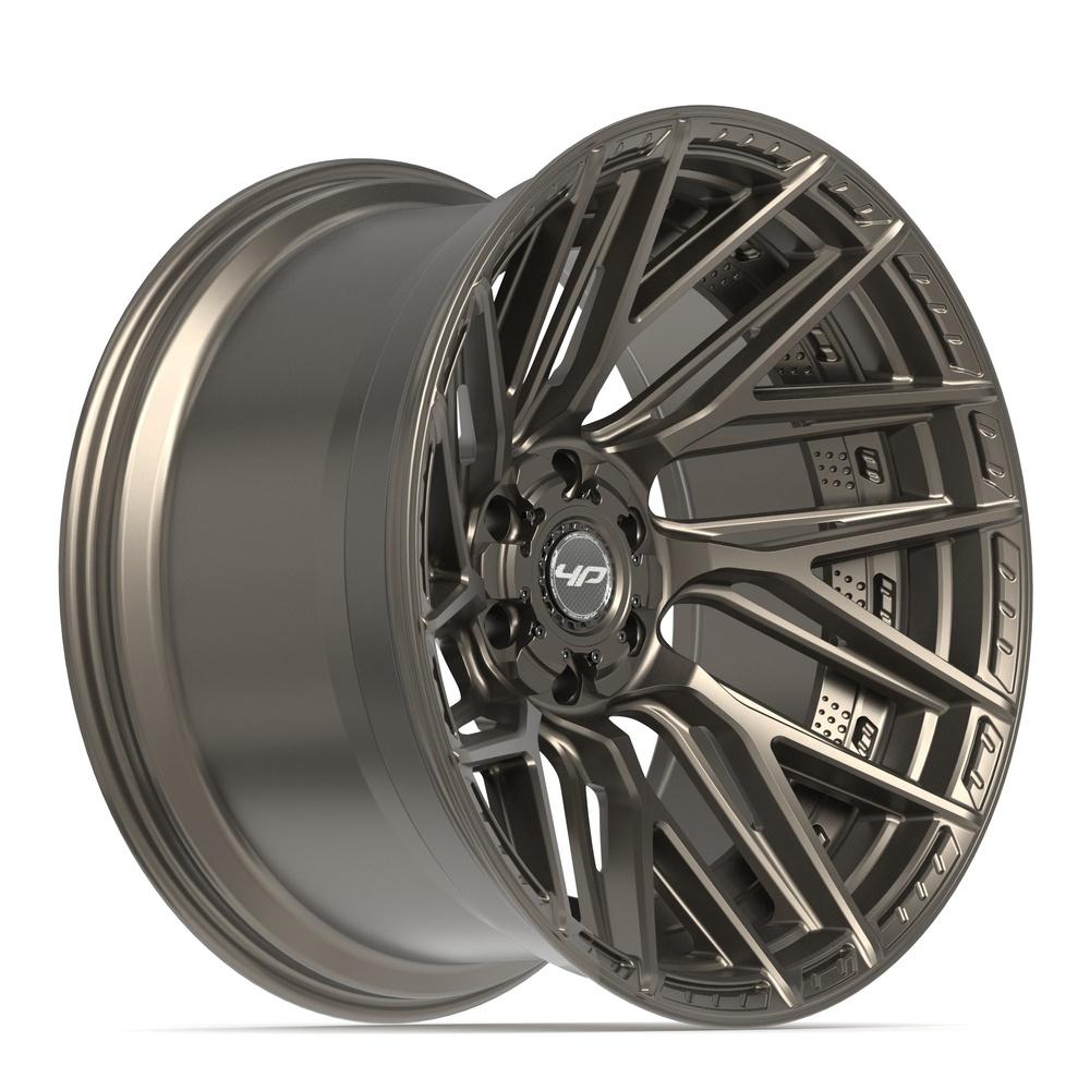 Set of 4 4Play 4P45 22x12 Satin Bronze wheel, 6x135/6x139.7, -44mm offset