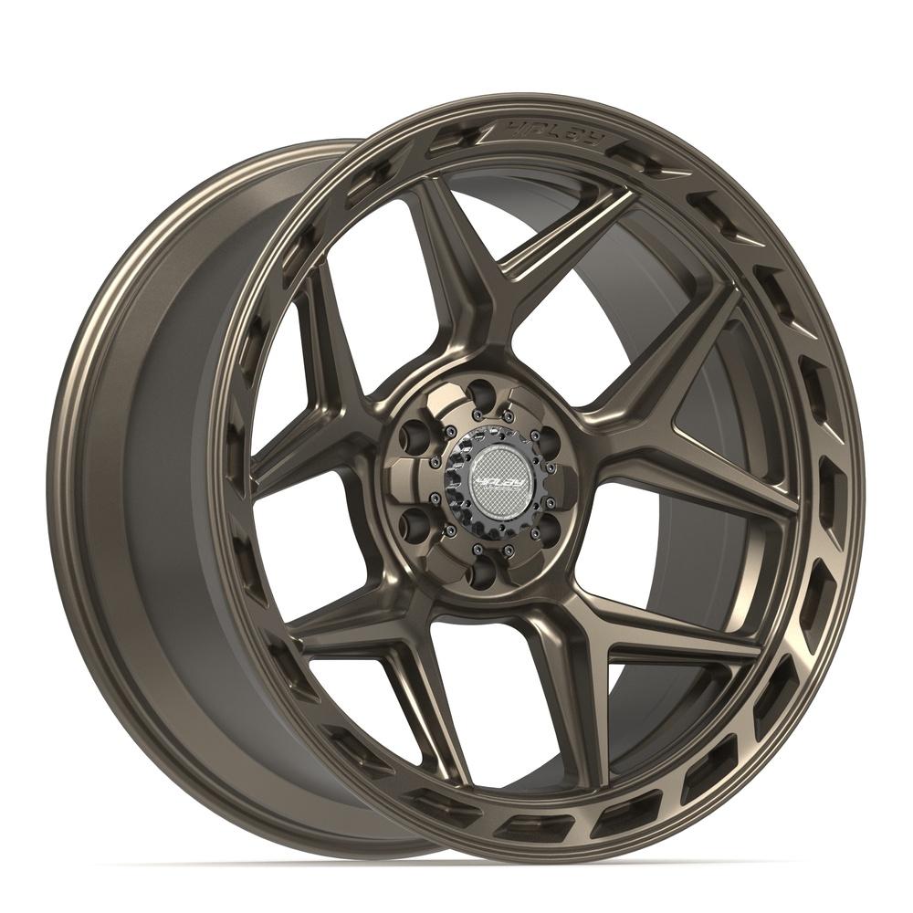 Set of 4 4Play 4P55 22x10 Satin Bronze wheel, 6x135/6x139.7, -18mm offset
