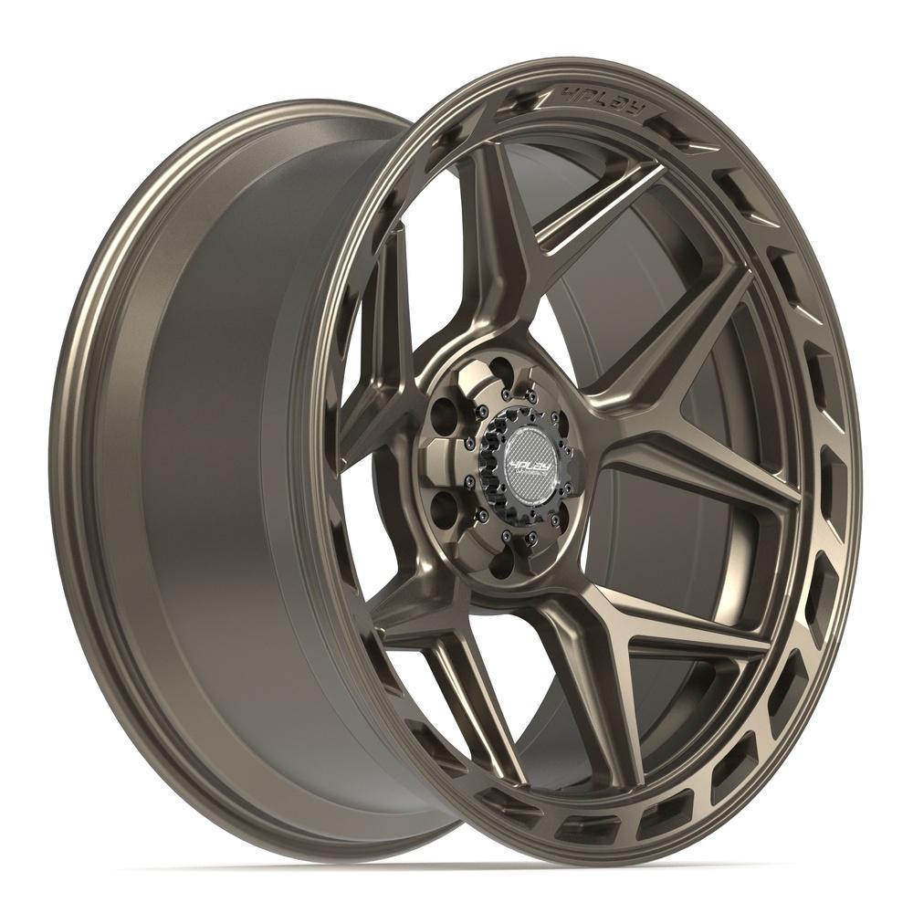 Set of 4 4Play 4P55 22x10 Satin Bronze wheel, 6x135/6x139.7, -18mm offset