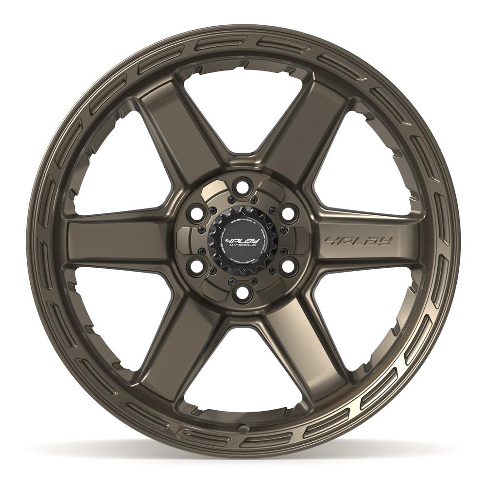 Set of 4 4Play 4P63 20x10 Satin Bronze wheel, 6x135/6x139.7, -18mm offset