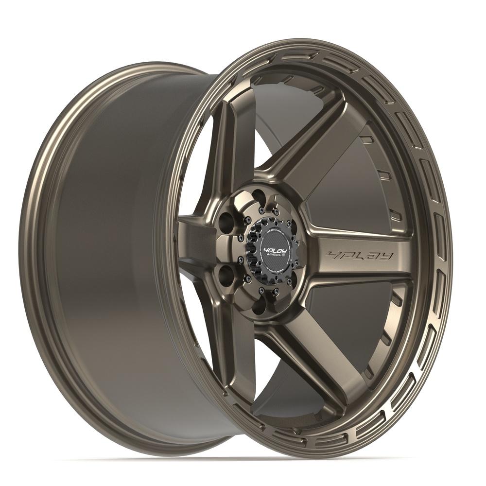 Set of 4 4Play 4P63 20x10 Satin Bronze wheel, 6x135/6x139.7, -18mm offset