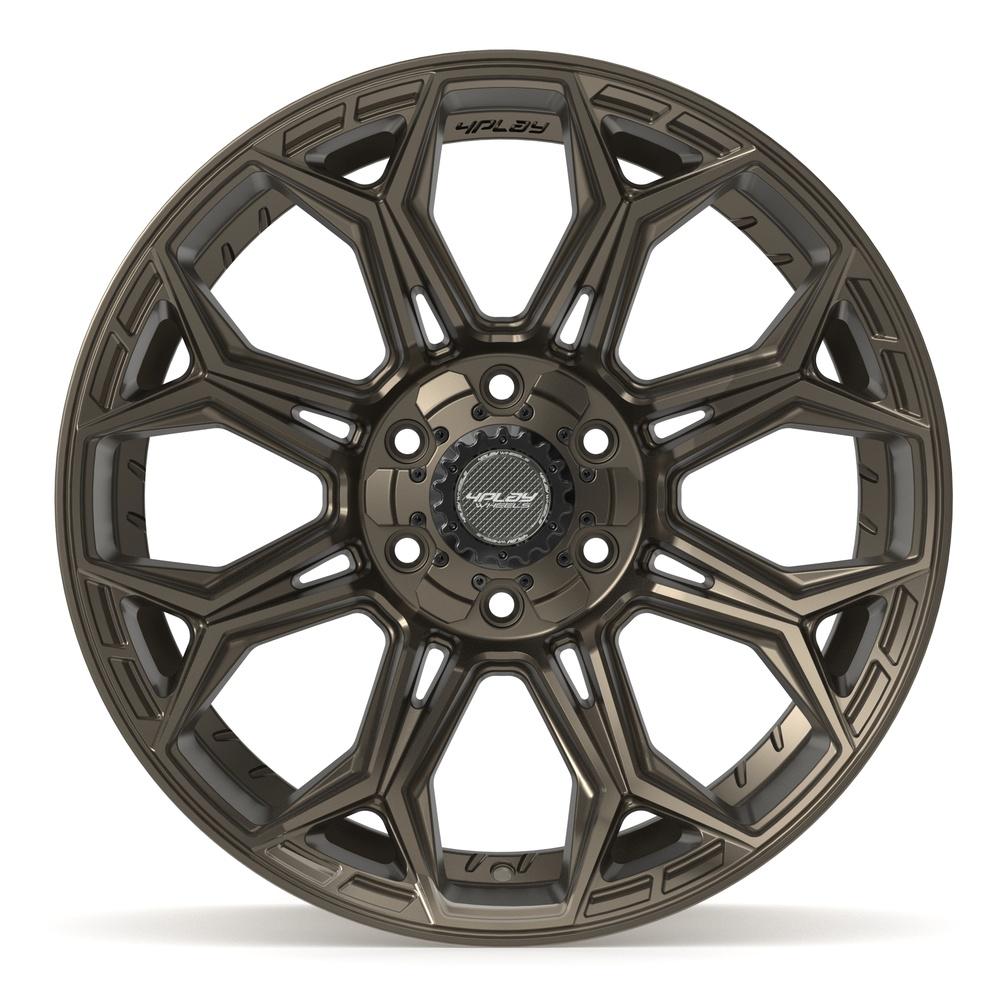 Set of 4 4Play 4P83 20x10 Satin Bronze wheel, 6x135/6x139.7, -18mm offset