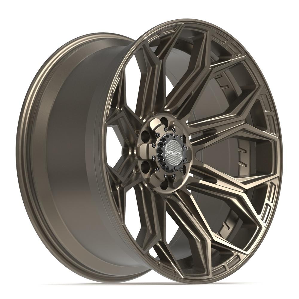 Set of 4 4Play 4P83 22x10 Satin Bronze wheel, 6x135/6x139.7, -18mm offset