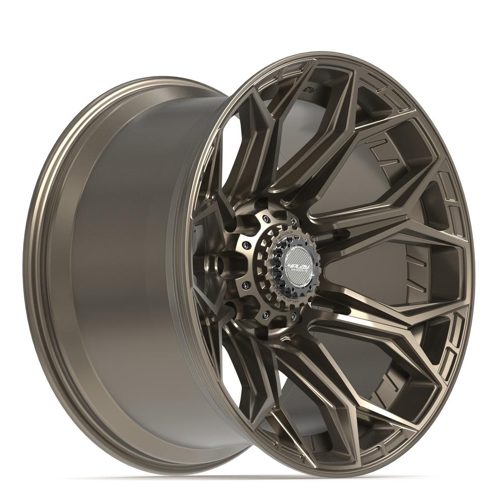 Set of 4 4Play 4P83 22x12 Satin Bronze wheel, 8x170, -44mm offset