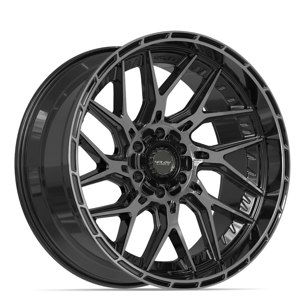 4Play 4PL28 22x10 Gloss Black Brushed with Tinted Clear wheel, 6x135/6x139.7, -18mm offset