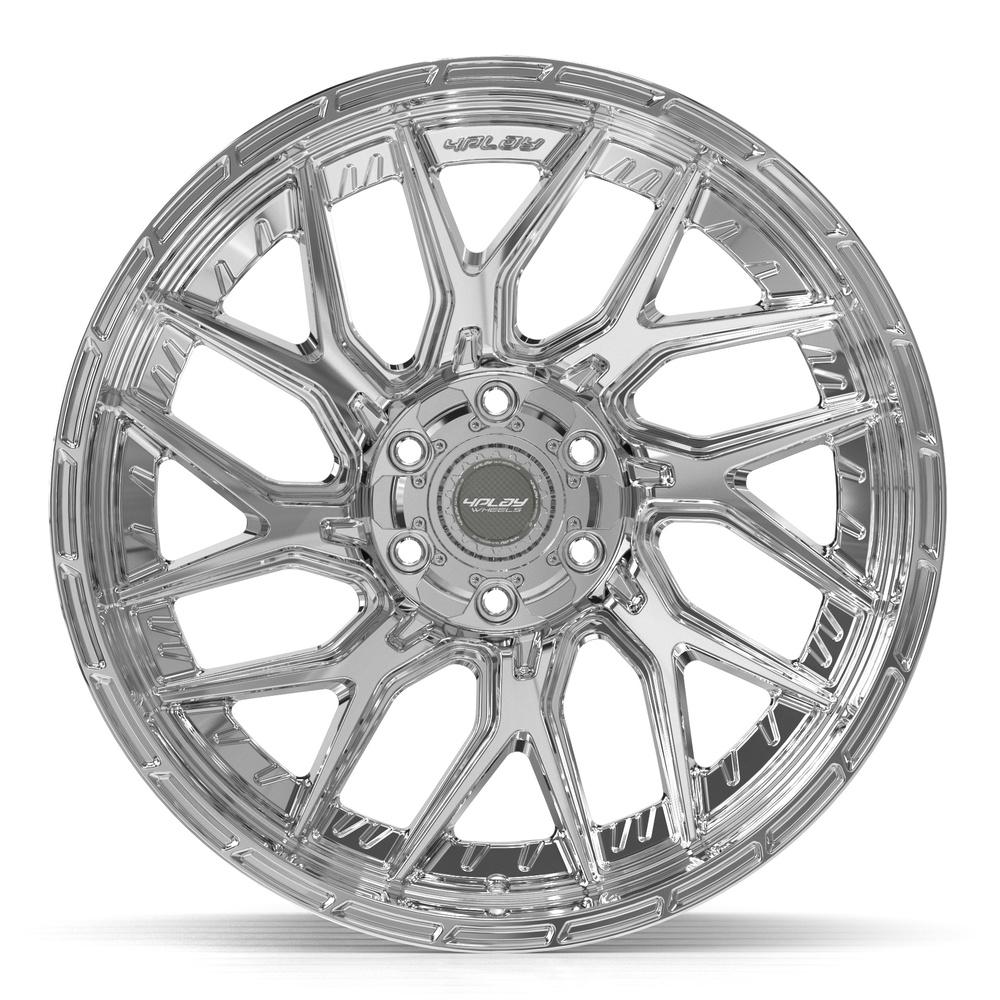 Set of 4 4Play 4PL28 22x10 Chrome wheel, 6x135/6x139.7, -18mm offset