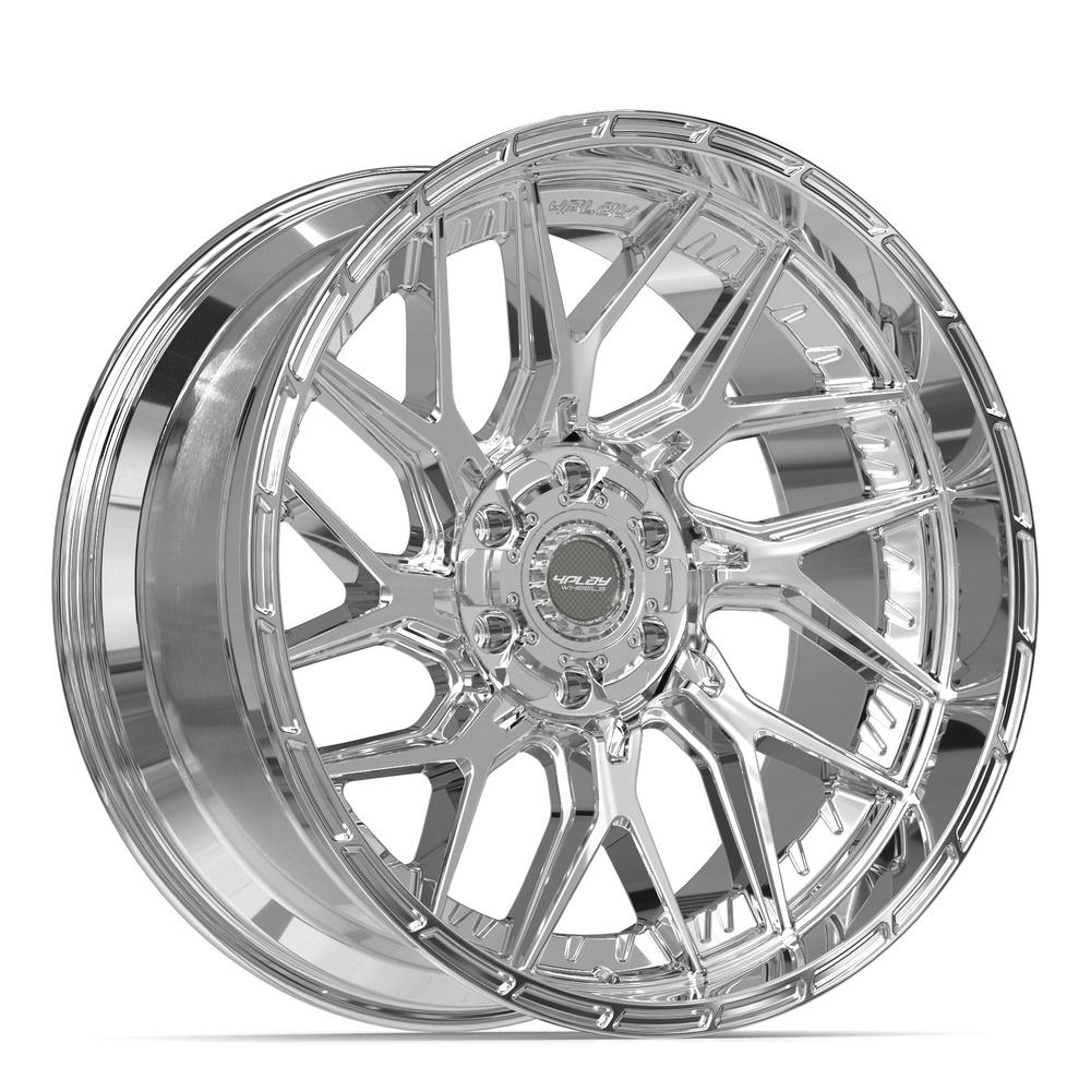 Set of 4 4Play 4PL28 22x10 Chrome wheel, 6x135/6x139.7, -18mm offset
