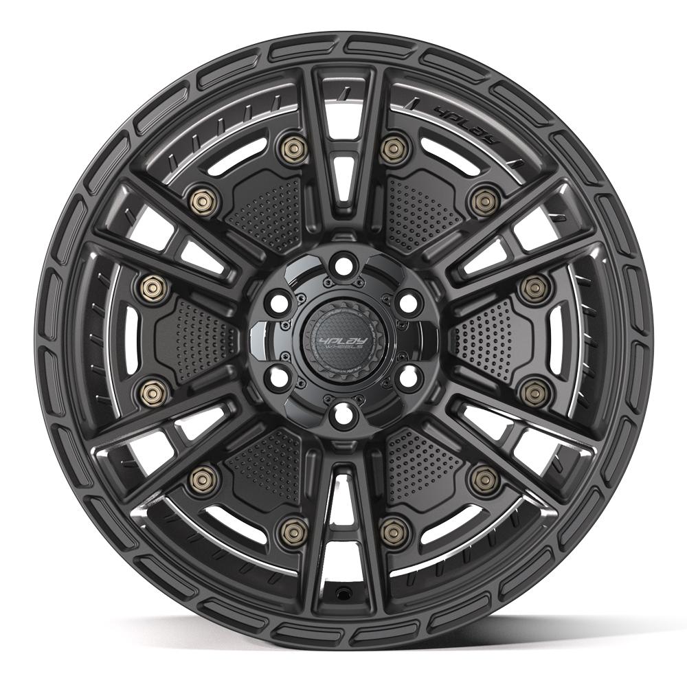 4Play 4PS01 20x9 Satin Black wheel, 6x135/6x139.7, -6mm offset